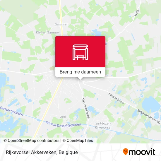 Rijkevorsel Akkerveken kaart