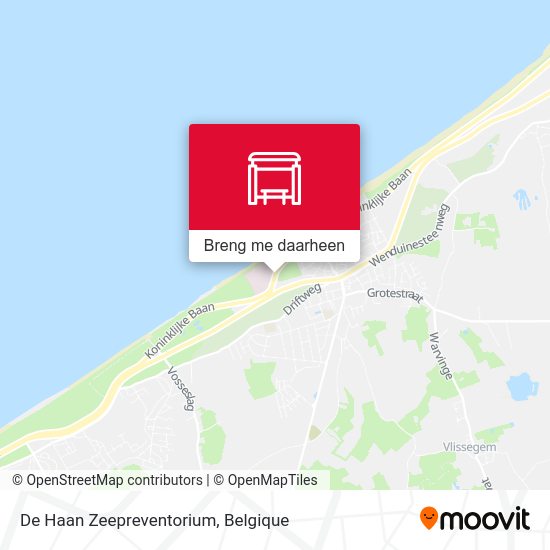 De Haan Zeepreventorium kaart