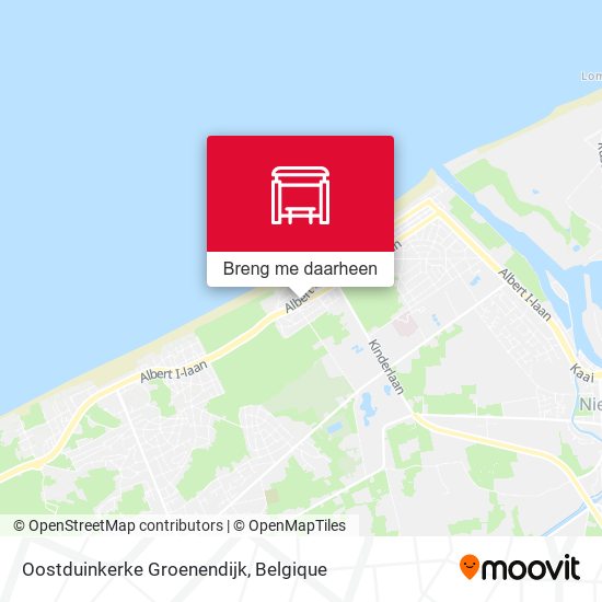 Oostduinkerke Groenendijk kaart