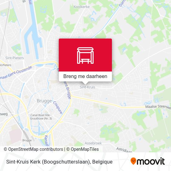 Sint-Kruis Kerk (Boogschutterslaan) kaart