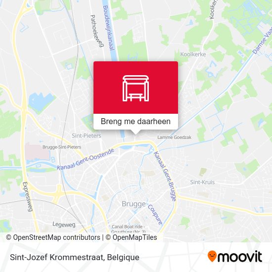 Sint-Jozef Krommestraat kaart