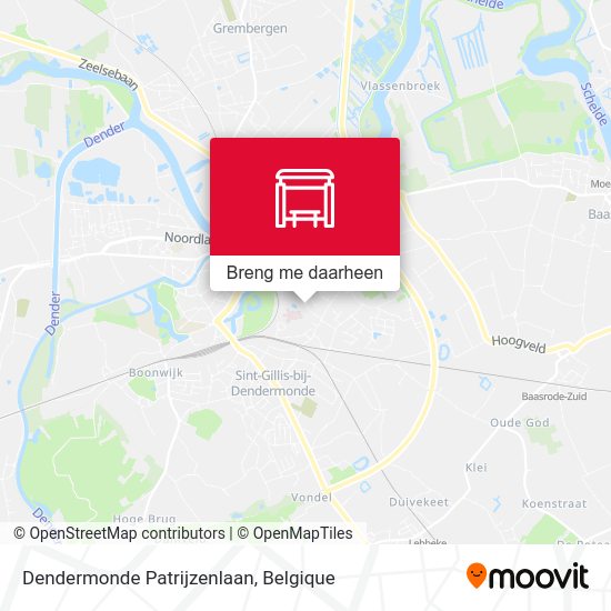 Dendermonde Patrijzenlaan kaart