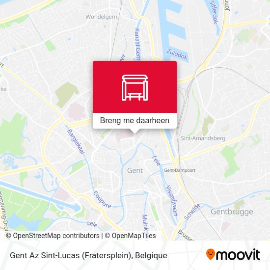 Gent Az Sint-Lucas (Fratersplein) kaart