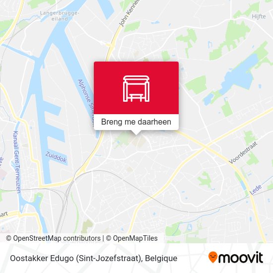 Oostakker Edugo (Sint-Jozefstraat) kaart