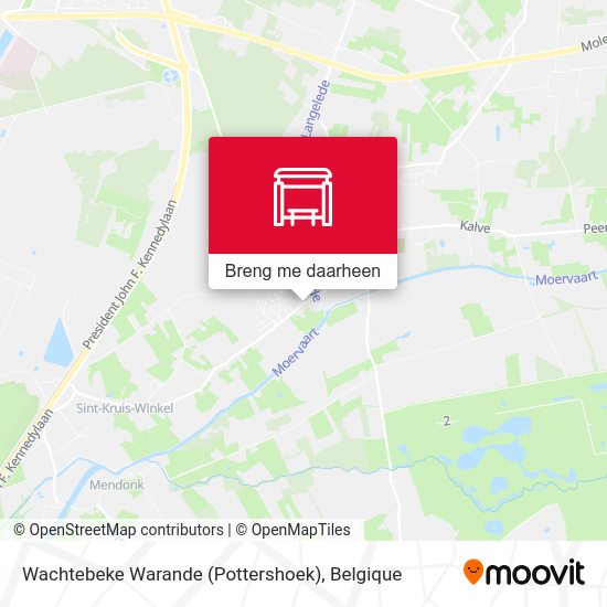 Wachtebeke Warande (Pottershoek) kaart
