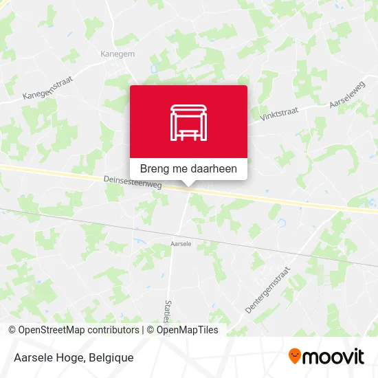 Aarsele Hoge kaart