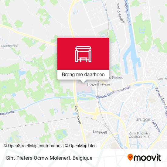 Sint-Pieters Ocmw Molenerf kaart