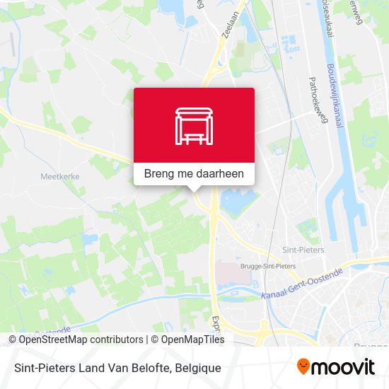 Sint-Pieters Land Van Belofte kaart