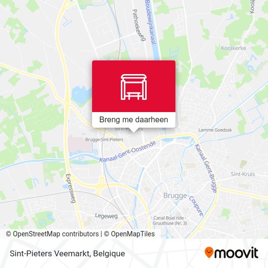 Sint-Pieters Veemarkt kaart