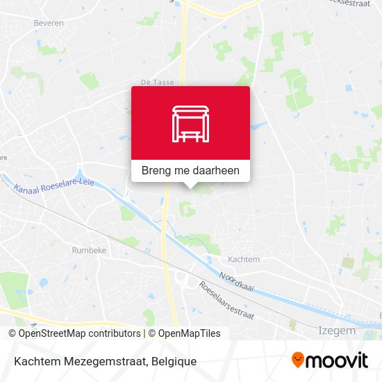 Kachtem Mezegemstraat kaart