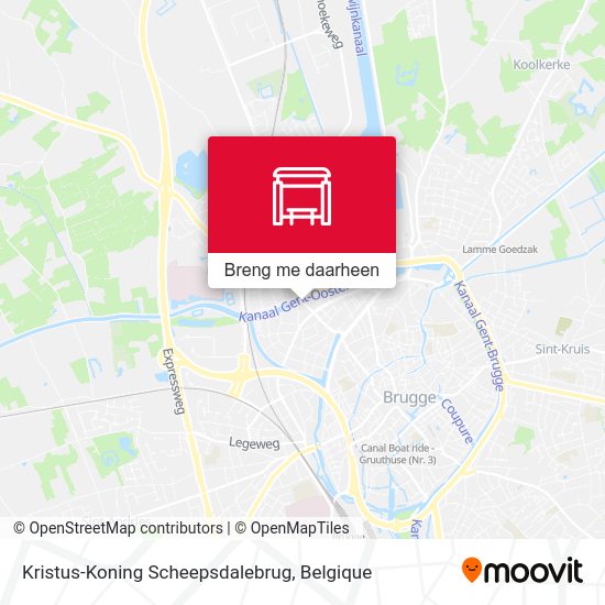 Kristus-Koning Scheepsdalebrug kaart