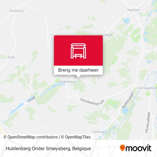 Huldenberg Onder Smeysberg kaart