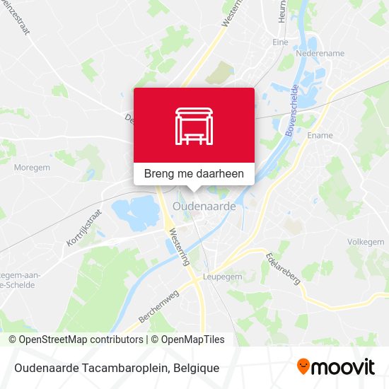 Oudenaarde Tacambaroplein kaart