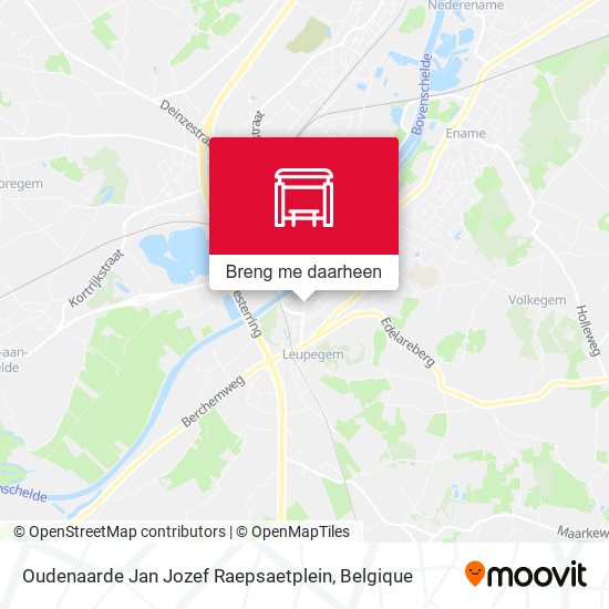 Oudenaarde Jan Jozef Raepsaetplein kaart