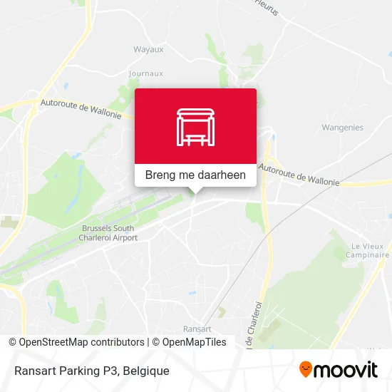 Ransart Parking P3 kaart