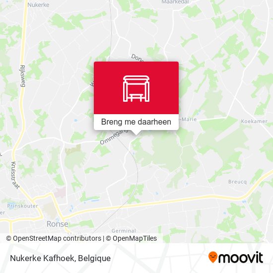 Nukerke Kafhoek kaart