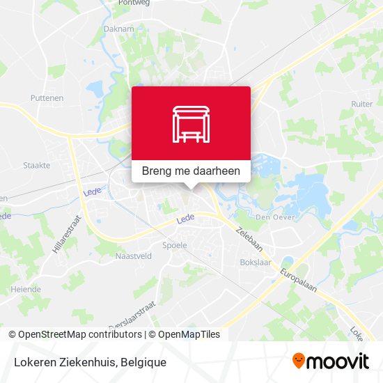 Lokeren Ziekenhuis kaart