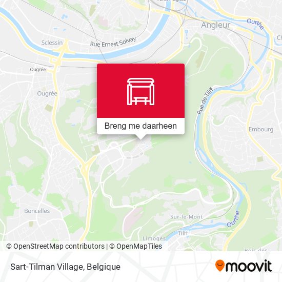 Sart-Tilman Village kaart