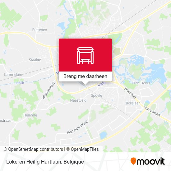 Lokeren Heilig Hartlaan kaart