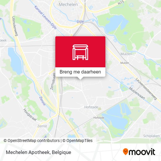 Mechelen Apotheek kaart