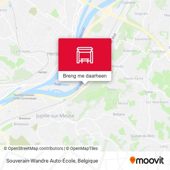 Souverain-Wandre Auto-École kaart