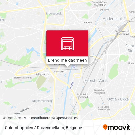 Colombophiles / Duivenmelkers kaart