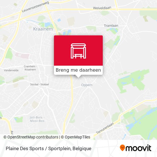 Plaine Des Sports / Sportplein kaart