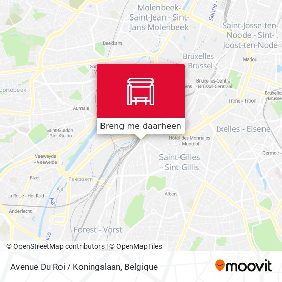 Avenue Du Roi / Koningslaan kaart