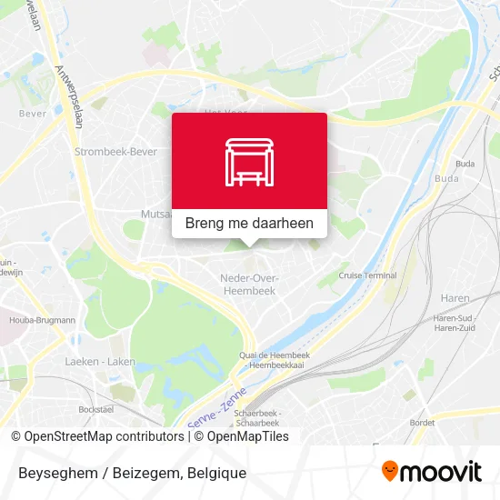 Beyseghem / Beizegem kaart