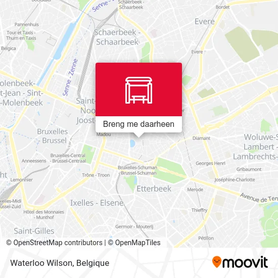 Waterloo Wilson kaart