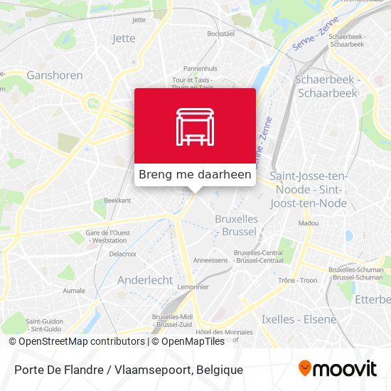Porte De Flandre / Vlaamsepoort kaart