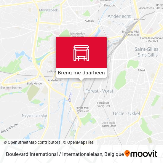 Boulevard International / Internationalelaan kaart