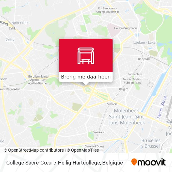 Collège Sacré-Cœur / Heilig Hartcollege kaart