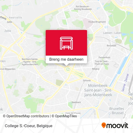 College S.-Coeur kaart