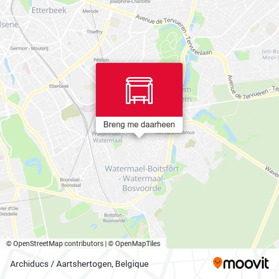 Archiducs / Aartshertogen kaart