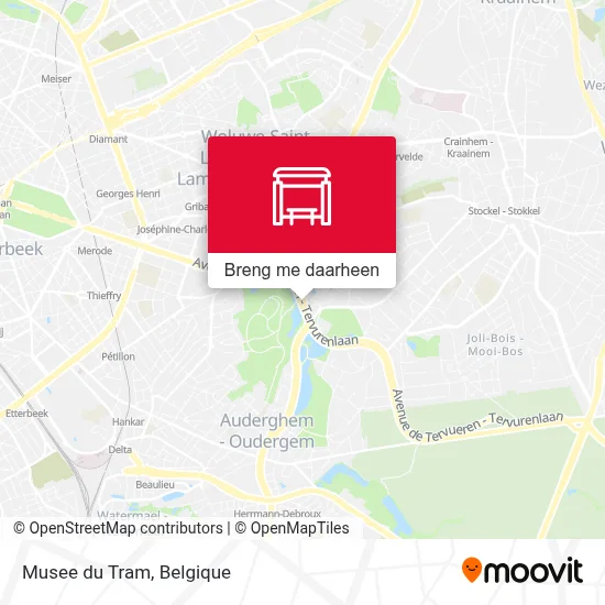 Musee du Tram kaart