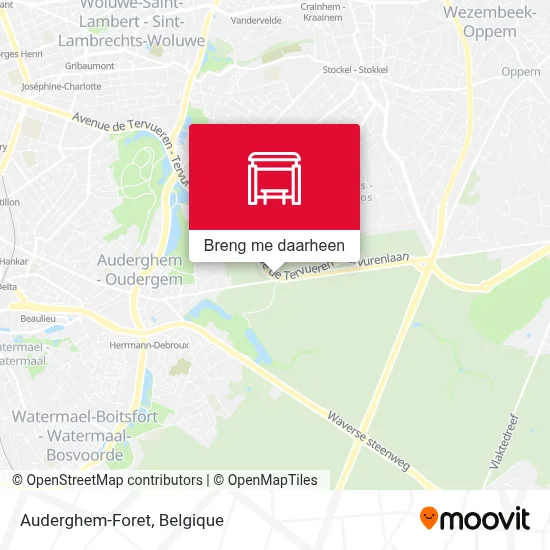Auderghem-Foret kaart