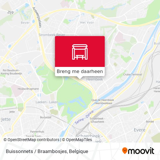 Buissonnets / Braambosjes kaart