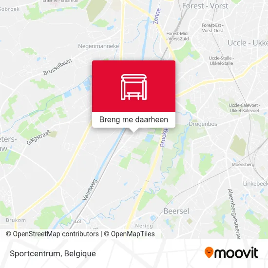 Sportcentrum kaart