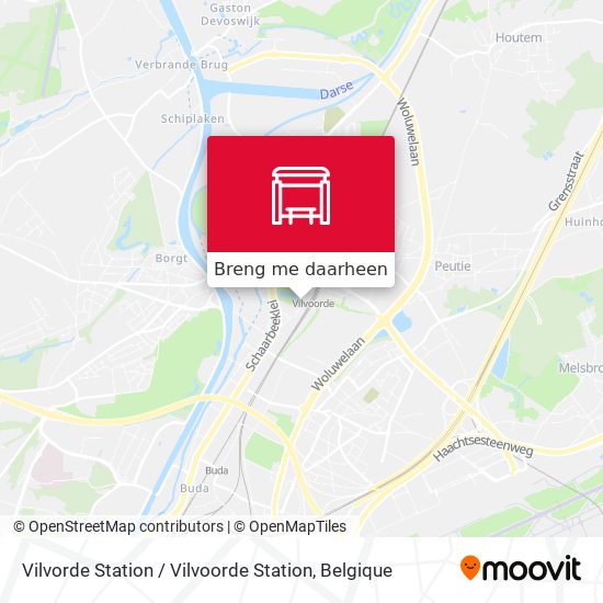 Vilvorde Station / Vilvoorde Station kaart