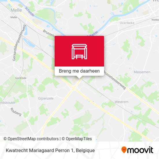 Kwatrecht Mariagaard Perron 1 kaart