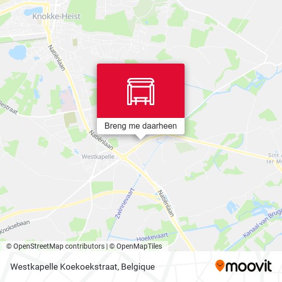 Westkapelle Koekoekstraat kaart