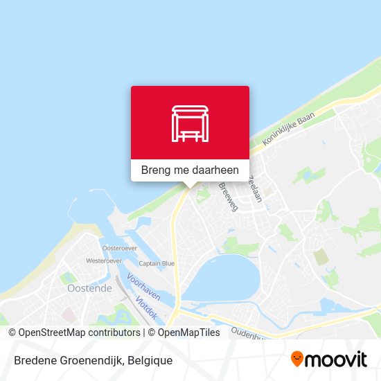 Bredene Groenendijk kaart