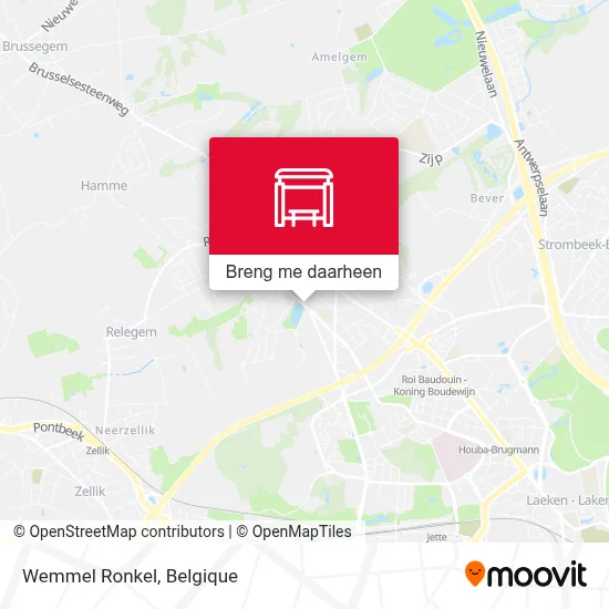 Wemmel Ronkel kaart