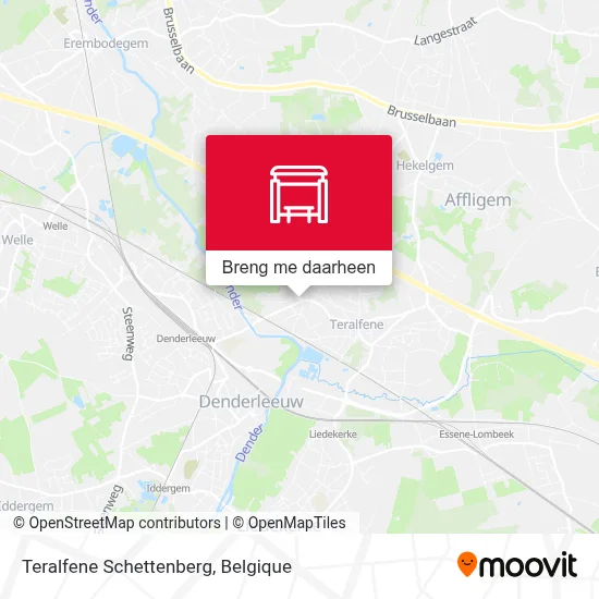 Teralfene Schettenberg kaart