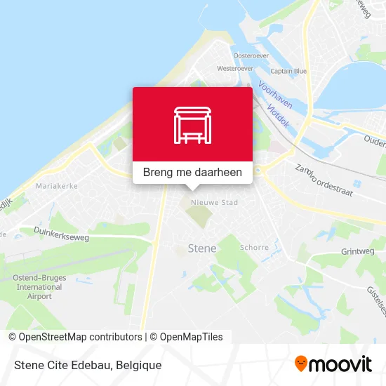 Stene Cite Edebau kaart