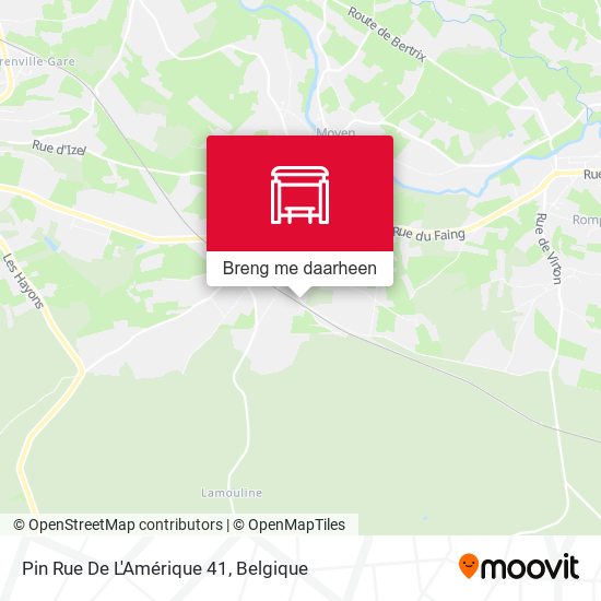 Pin Rue De L'Amérique 41 kaart