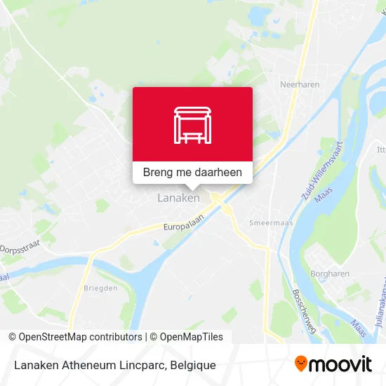 Lanaken Atheneum Lincparc kaart
