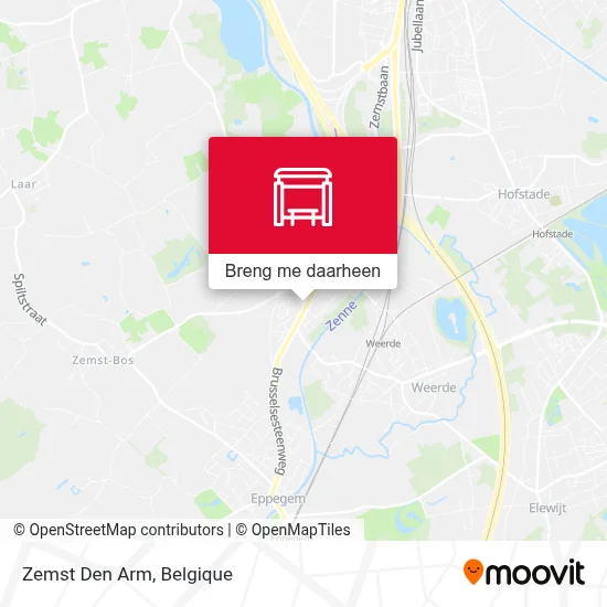 Zemst Den Arm kaart