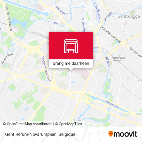 Gent Rerum-Novarumplein kaart